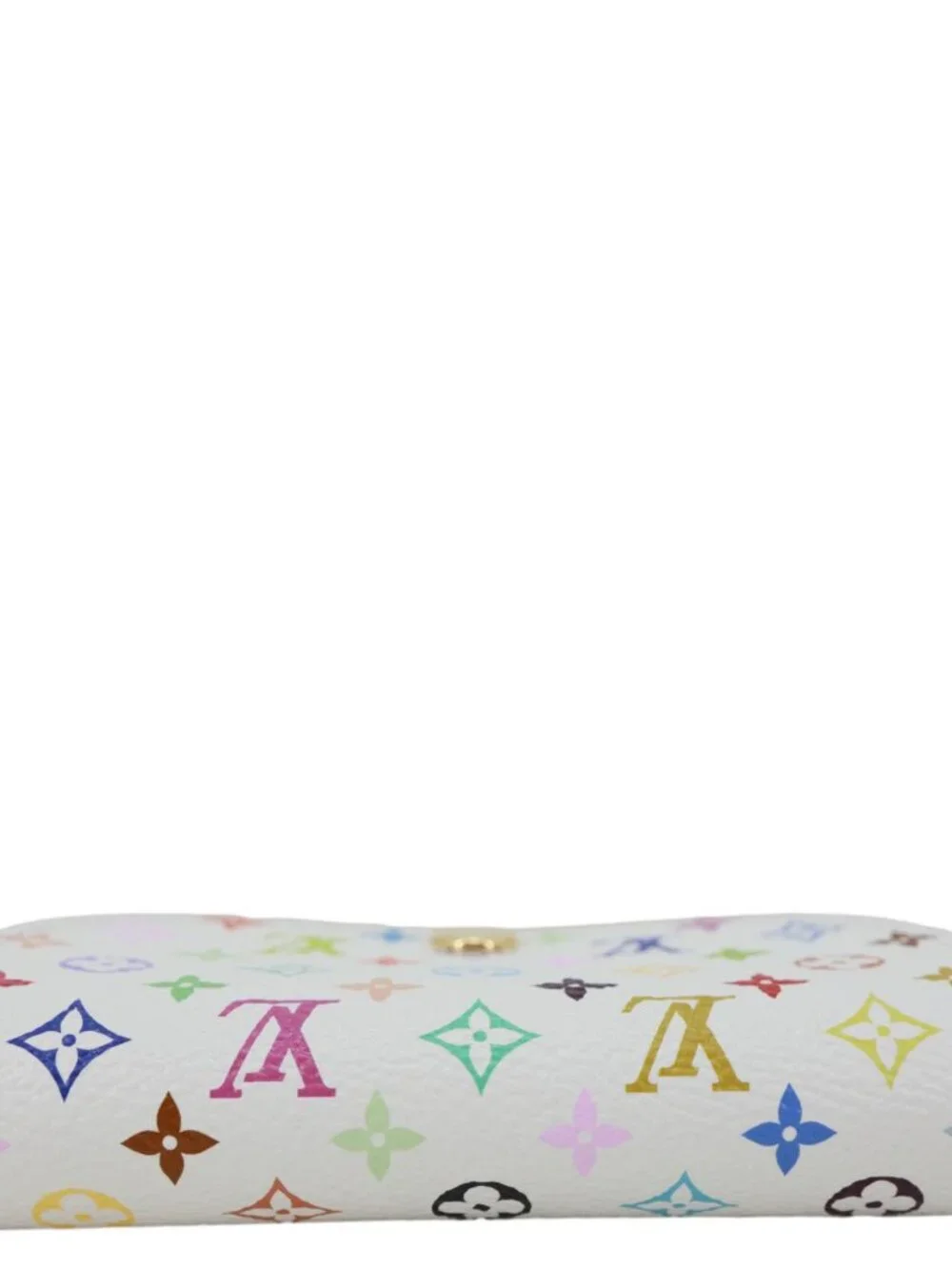 Louis Vuitton  x TM Rosalie Multicolor Monogram Canvas Coin Purse White